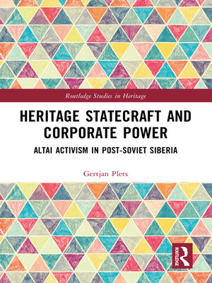cover image of Heritage Statecraft and Corporate Power